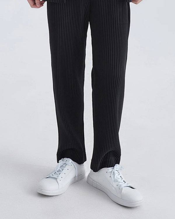 Ribbed Cotton Pantalon hover image