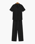 Cotton Polo & Pantalon Set