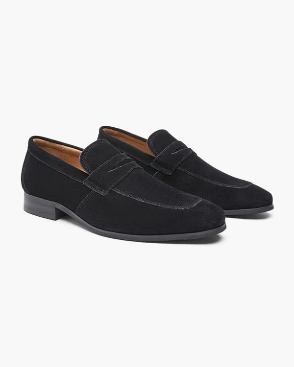 Proper Noble Suede Penny Loafers