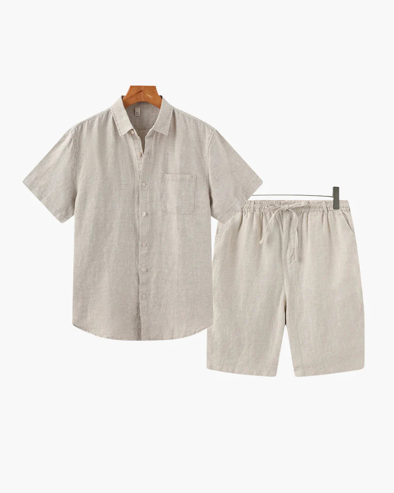 Proper Noble Linen Combo Shorts