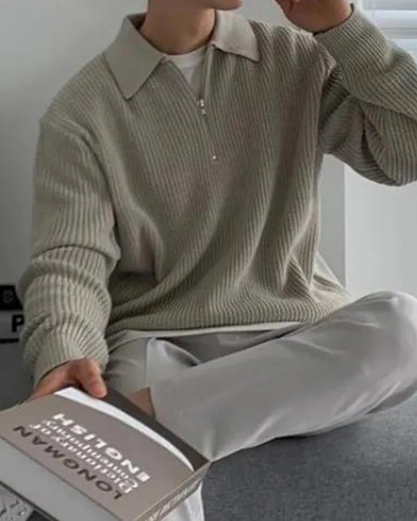 Cesare Half Zip Sweater hover image