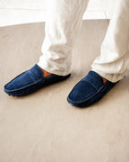 Suede Driver Loafers