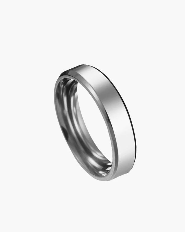 Trinity Steel Ring hover image