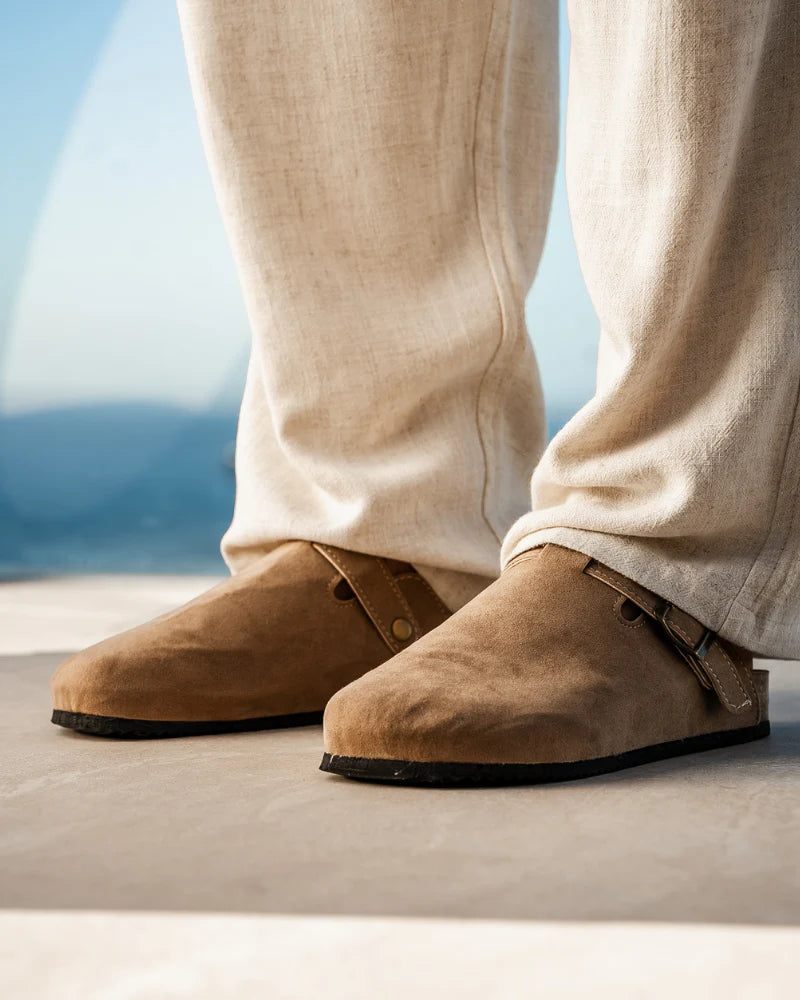 Proper Noble Suede Clogs