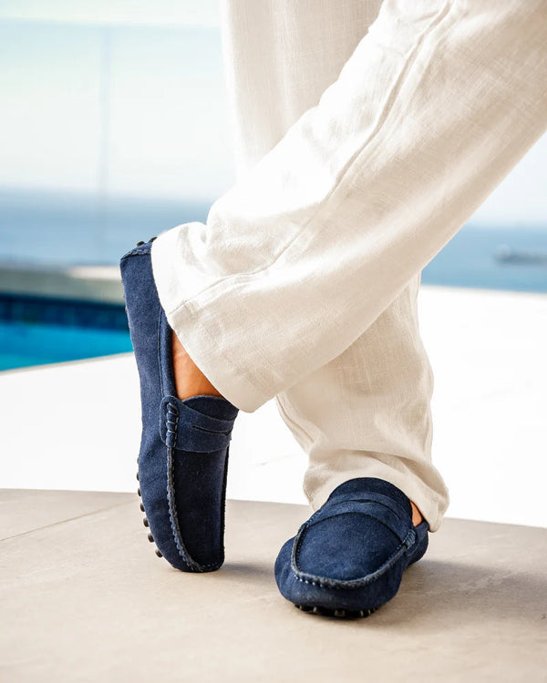 Suede Driver Loafers hover image