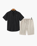 Proper Noble Linen Combo Shorts