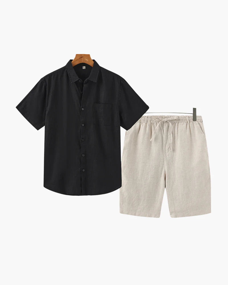 Proper Noble Linen Combo Shorts
