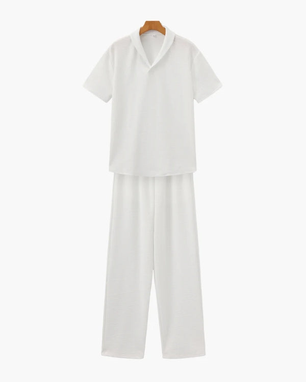 Cotton Polo & Pantalon Set hover image