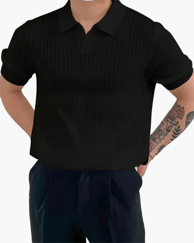 Florence Ribbed Cotton Polo