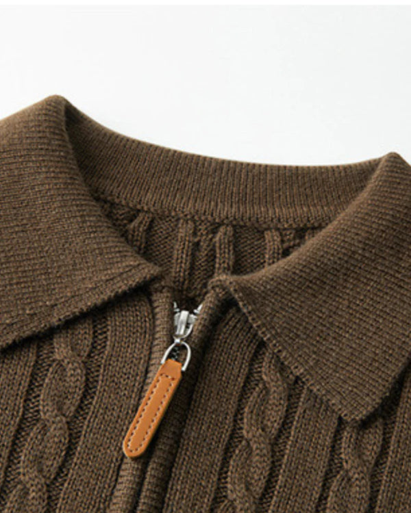 100% Premium Wool Zip Up hover image
