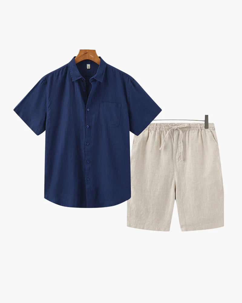 Proper Noble Linen Combo Shorts
