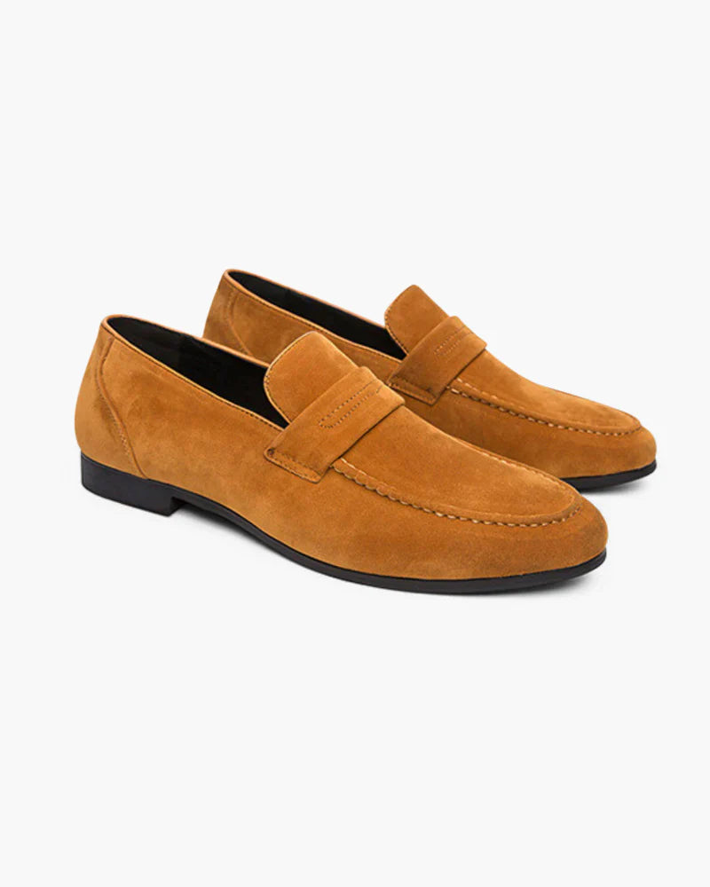 Proper Noble Suede Penny Loafers