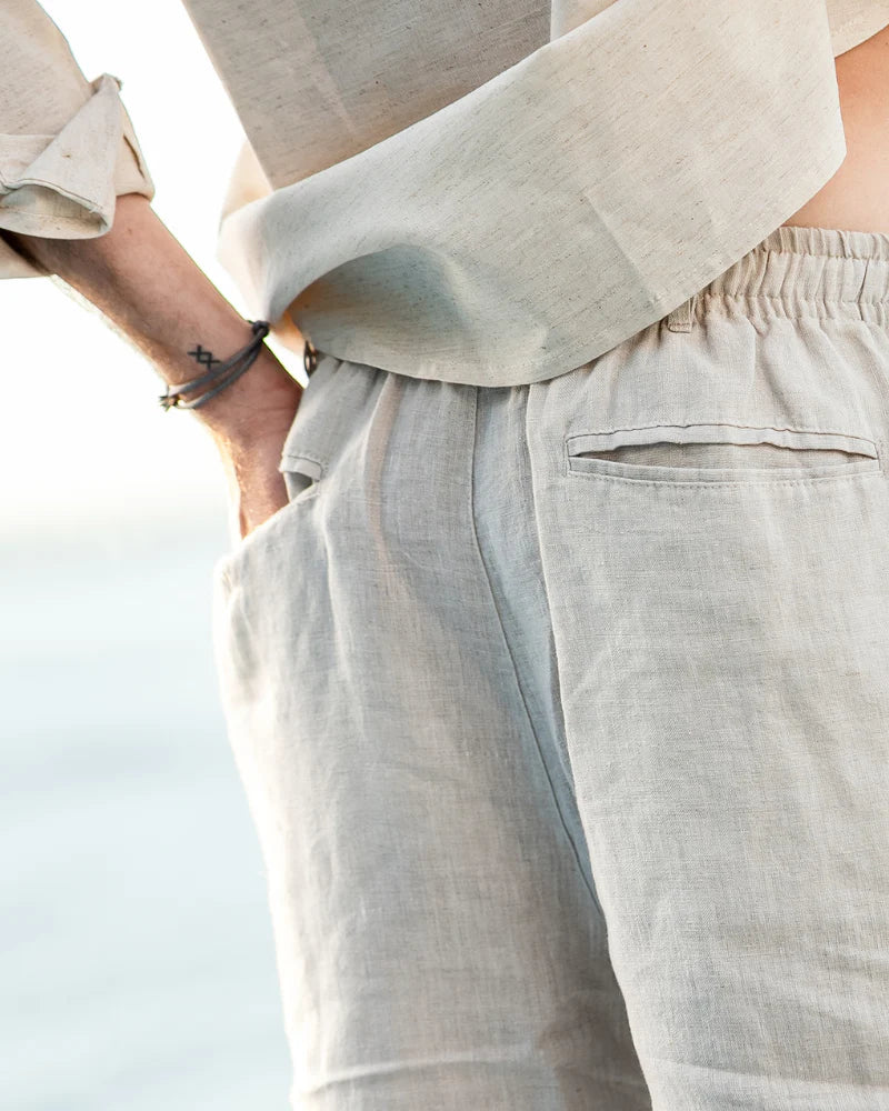 Casablanca Premium Linen Shorts
