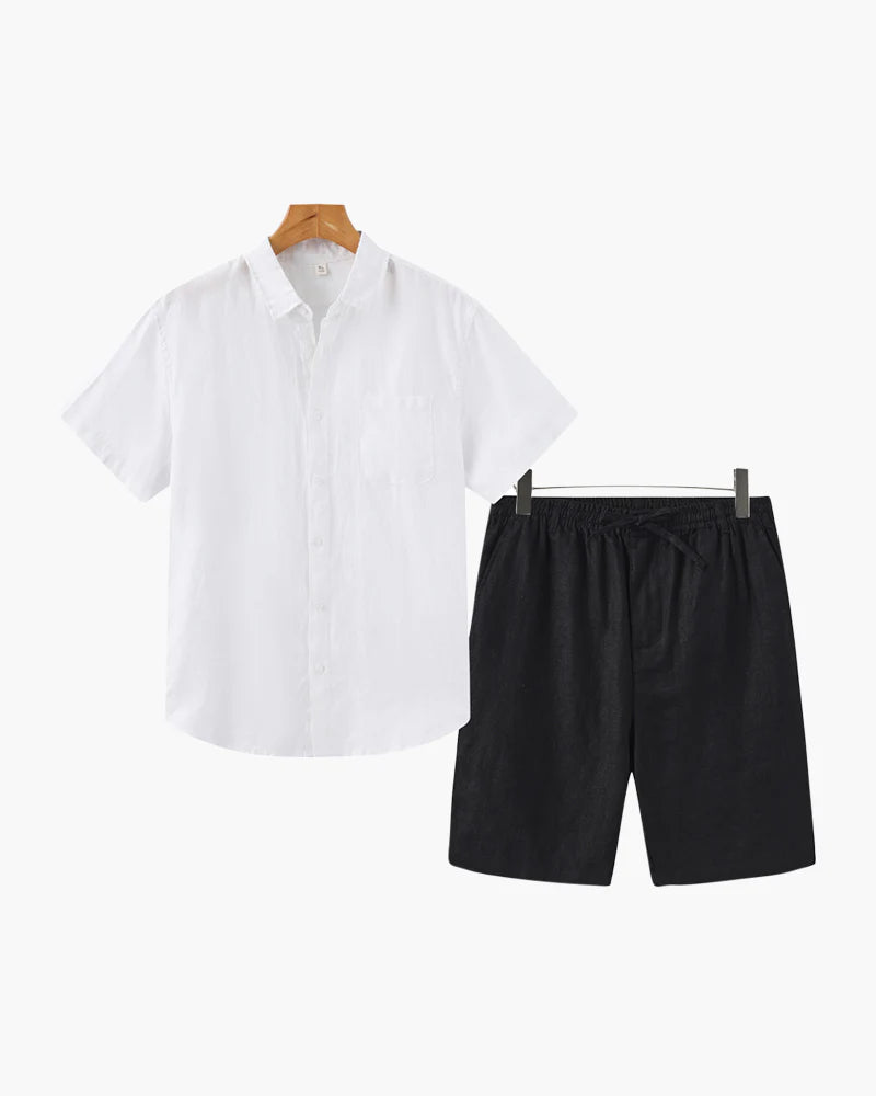 Proper Noble Linen Combo Shorts