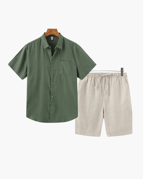 Proper Noble Linen Combo Shorts hover image