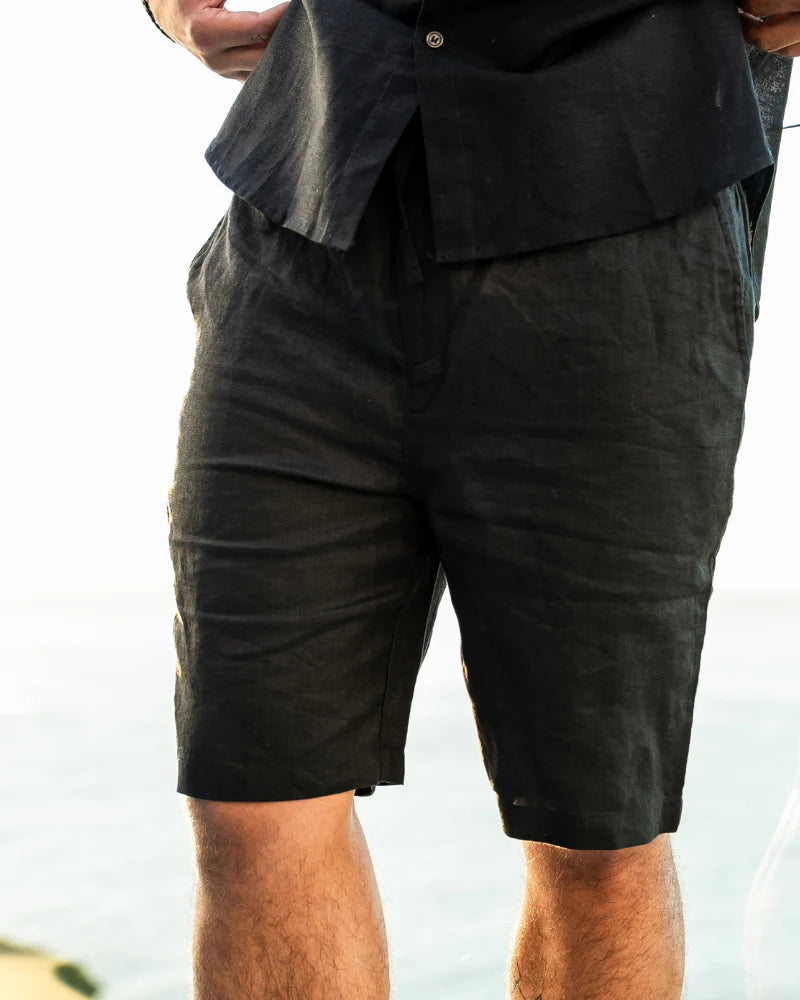 Casablanca Premium Linen Shorts
