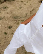 Classy Lady Linen Two-piece Set