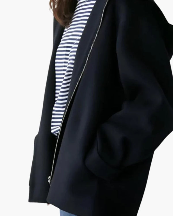 Marlow Wool Zip Coat hover image