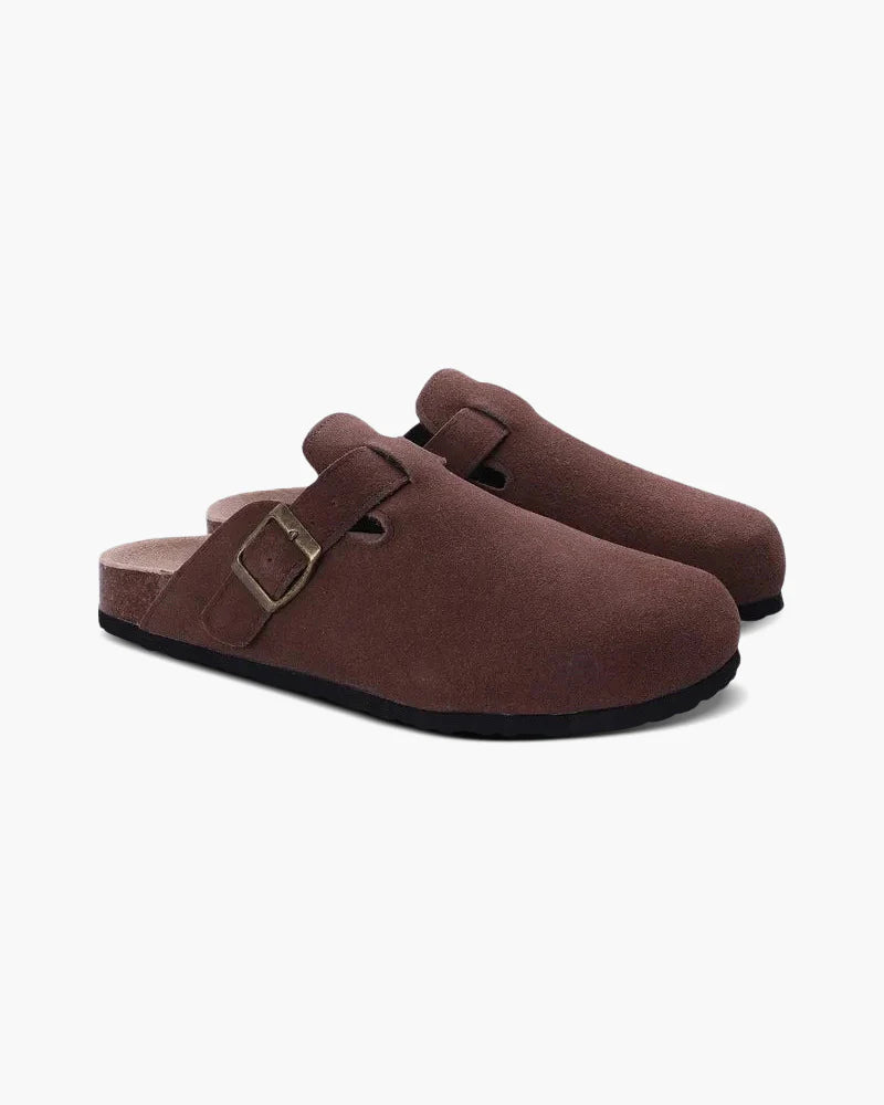 Proper Noble Suede Clogs