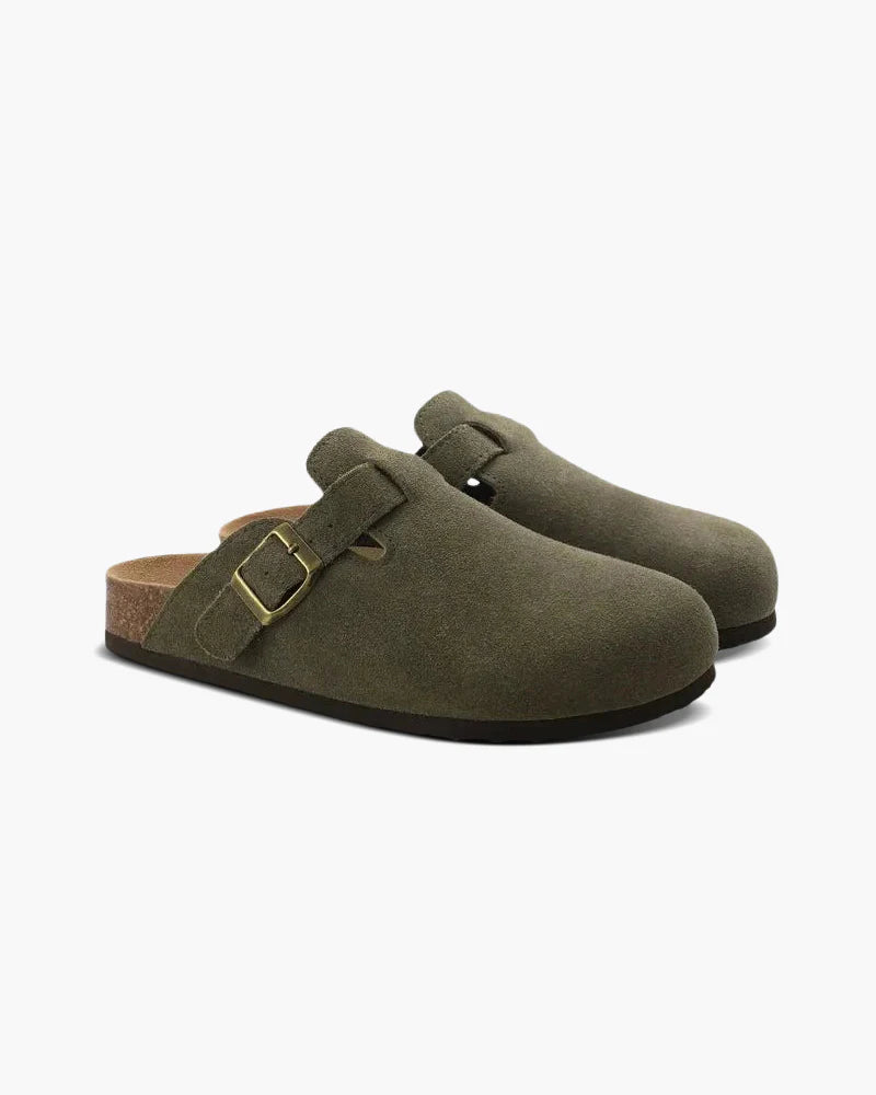Proper Noble Suede Clogs