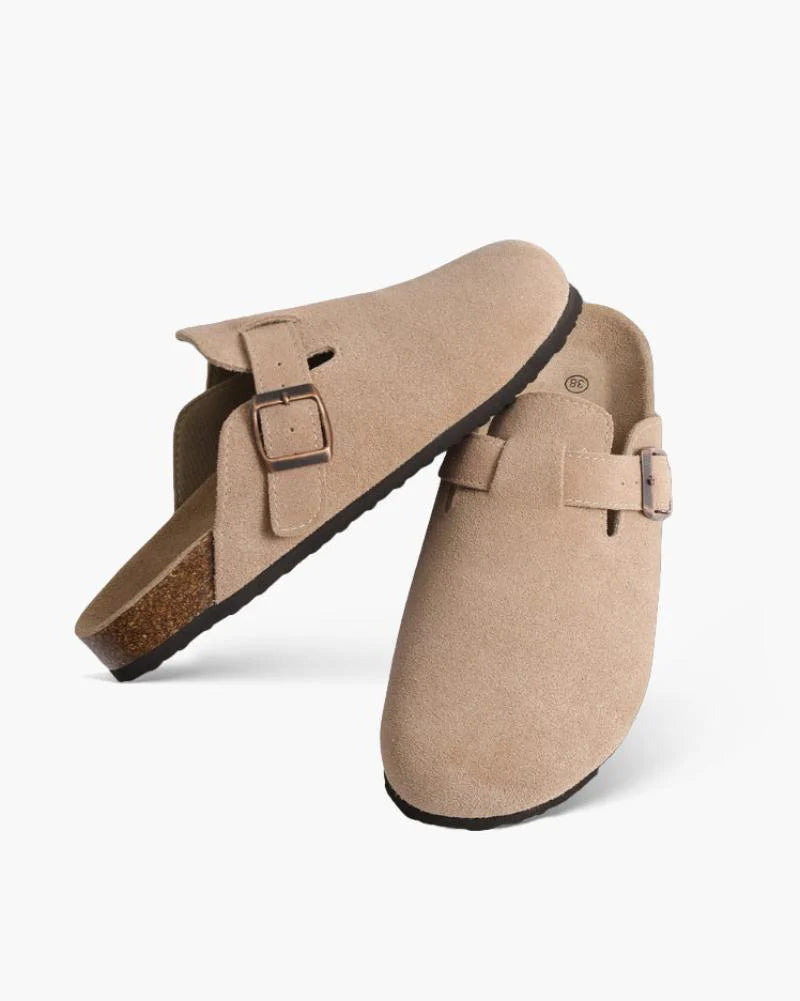 Proper Noble Suede Clogs