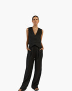 Classy Lady Linen Two-piece Set