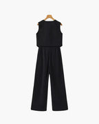 Classy Lady Linen Two-piece Set