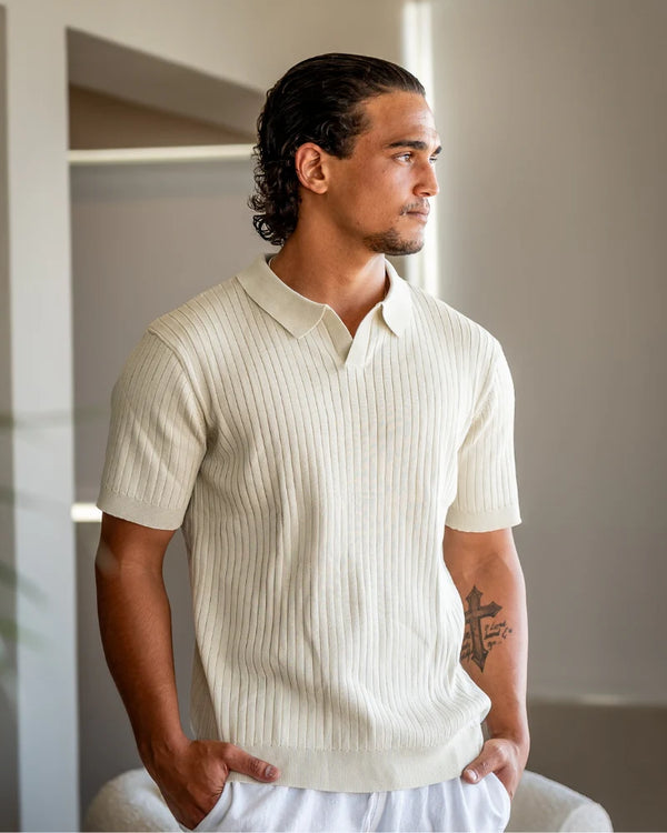 Premium Ribbed Polo hover image