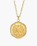 Zodiac Sign Necklace Gold