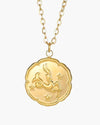 Zodiac Sign Necklace Gold