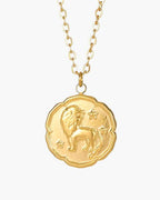 Zodiac Sign Necklace Gold