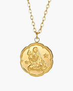 Zodiac Sign Necklace Gold