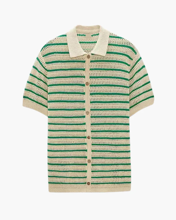 Marbella Knitted Button Shirt hover image