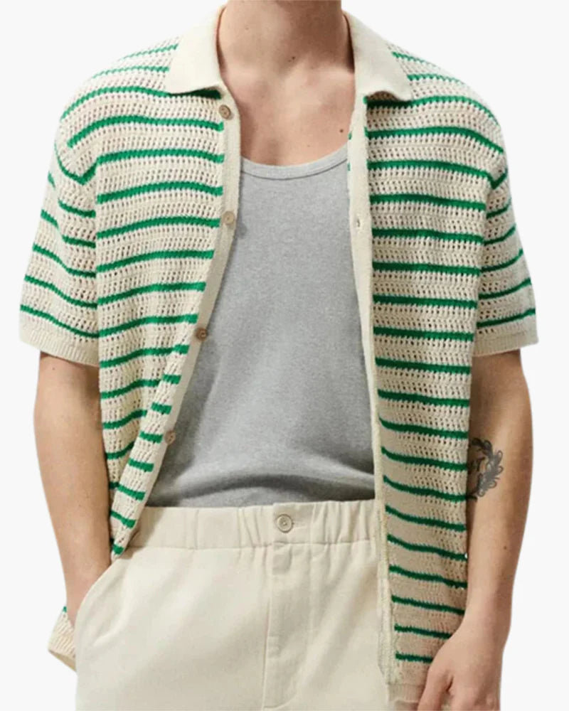Marbella Knitted Button Shirt