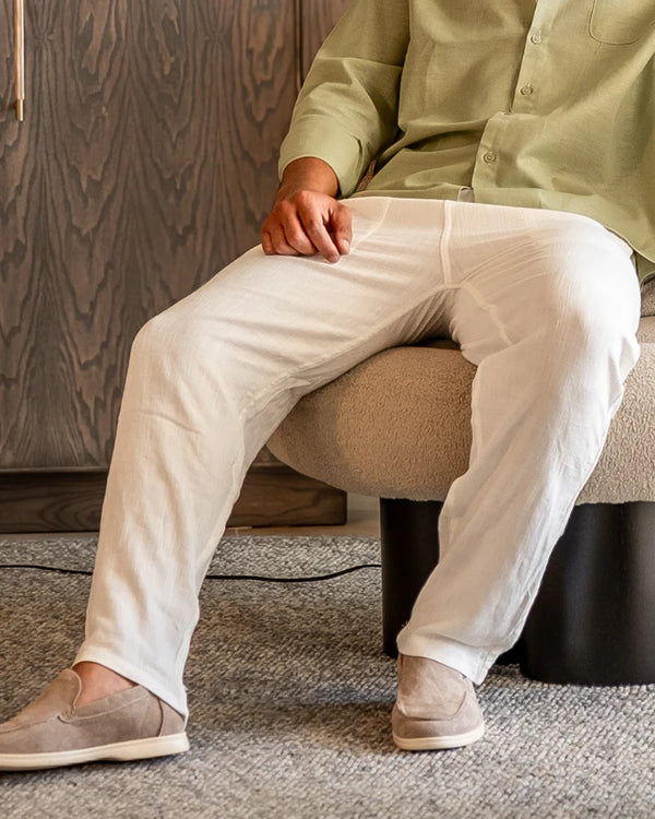 Marrakech Linen Pantalon Slim Fit hover image