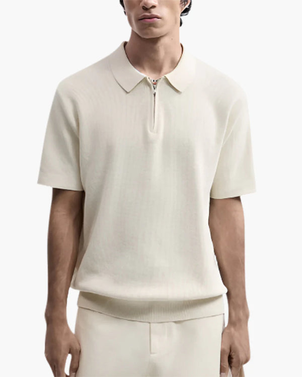 Marbella Zip Up Polo hover image