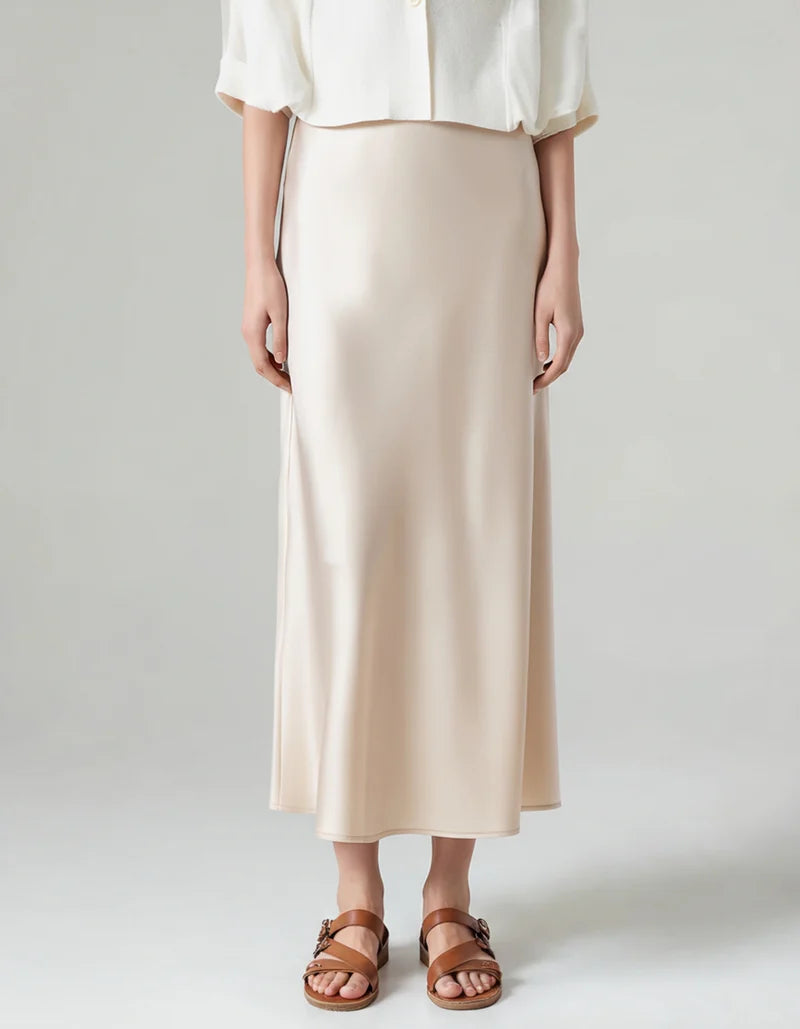 Proper Noble Silk Skirt