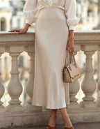 Proper Noble Silk Skirt